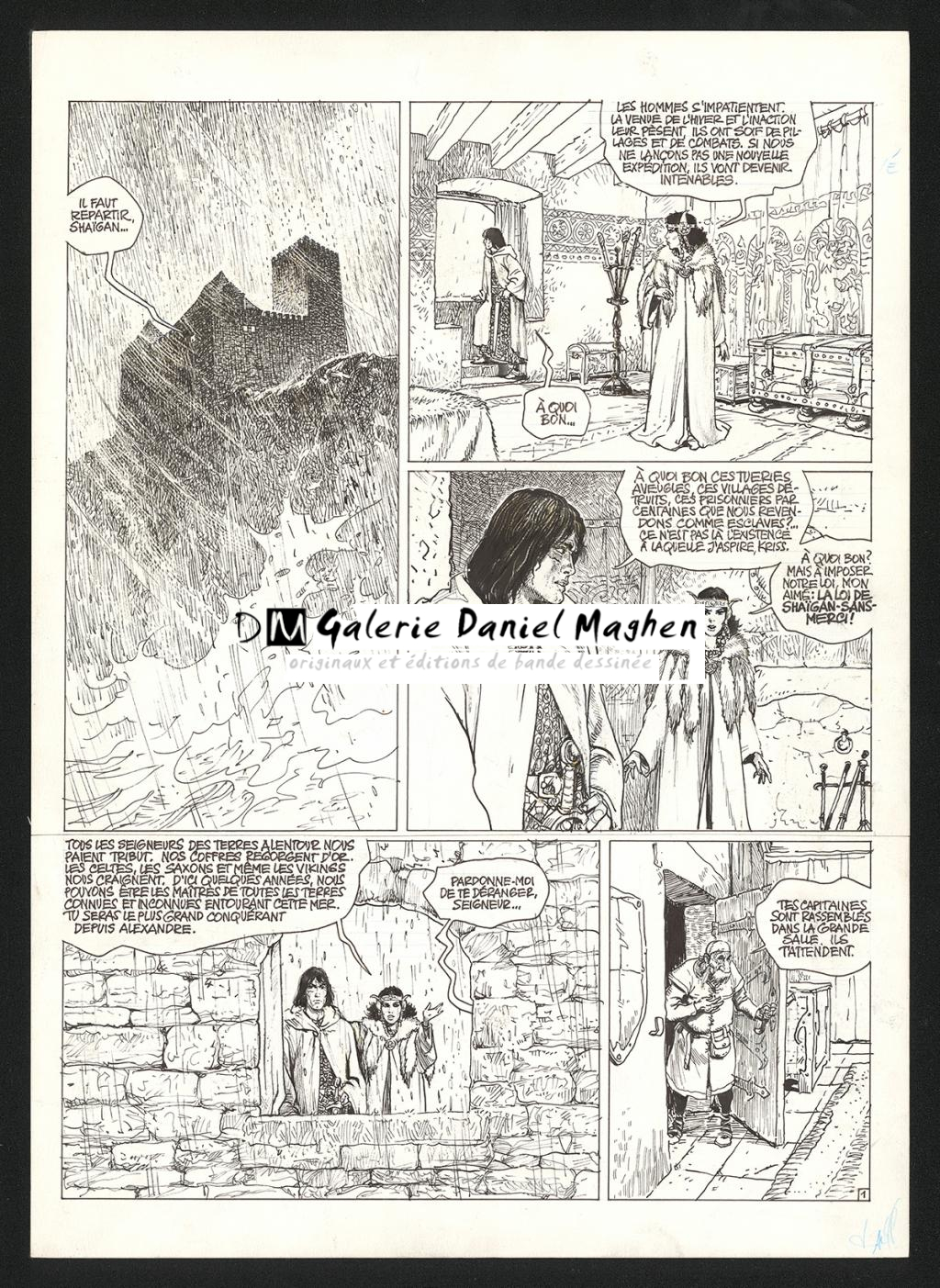 Planche originale n°1 - Grzegorz Rosinski - Encre de Chine sur papier - 5933