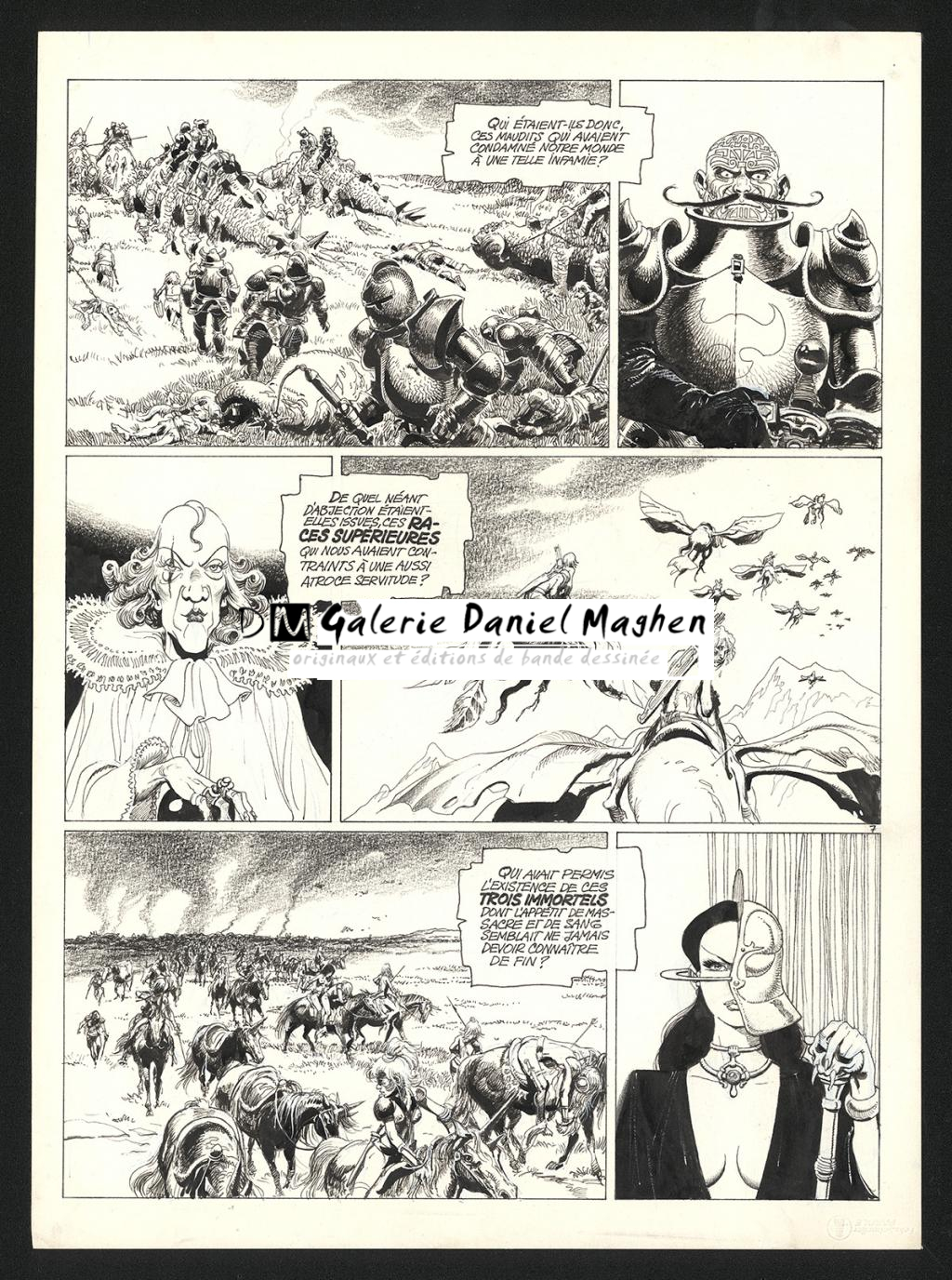 Planche originale n°7 - Grzegorz Rosinski - Technique mixte sur papier - 6043