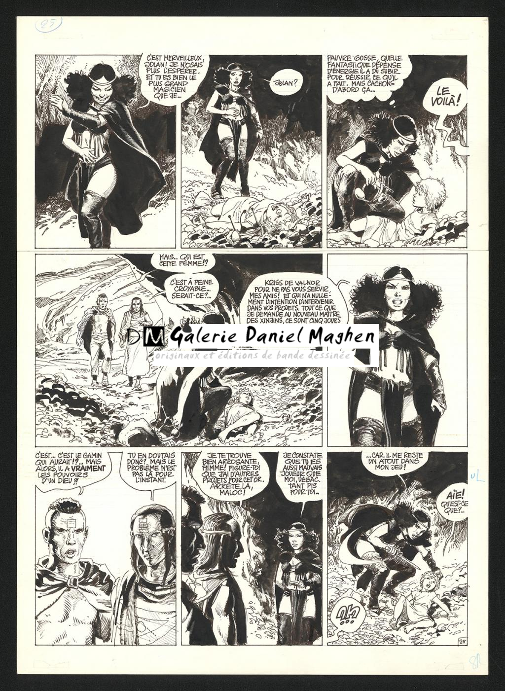 Planche originale n°25 - Grzegorz Rosinski - Encre de Chine sur papier - 6041