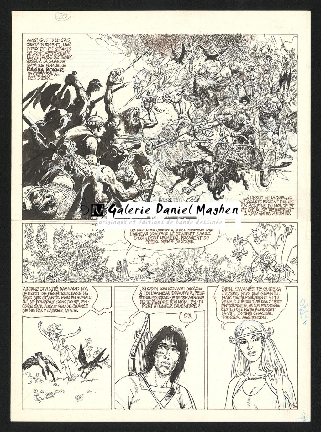 Planche originale n°20 - Grzegorz Rosinski - Encre de Chine sur papier - 6038