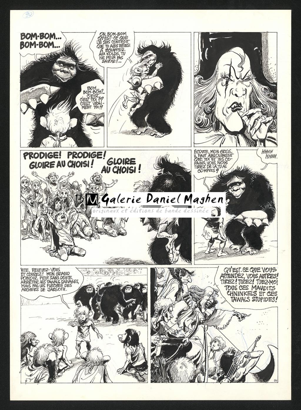 Planche originale n°90 - Grzegorz Rosinski - Technique mixte sur papier - 5877