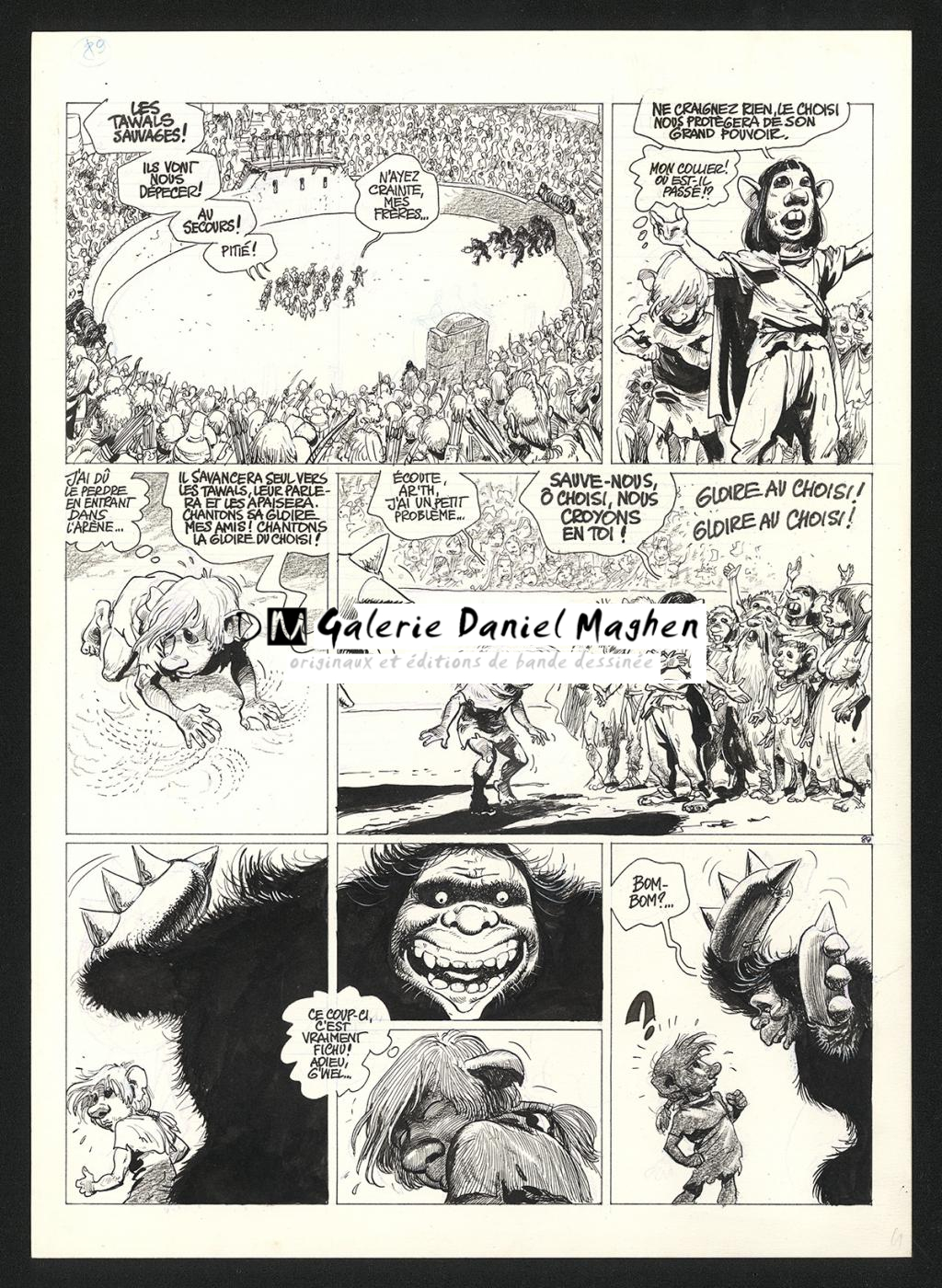 Planche originale n°89 - Grzegorz Rosinski - Technique mixte sur papier - 5970