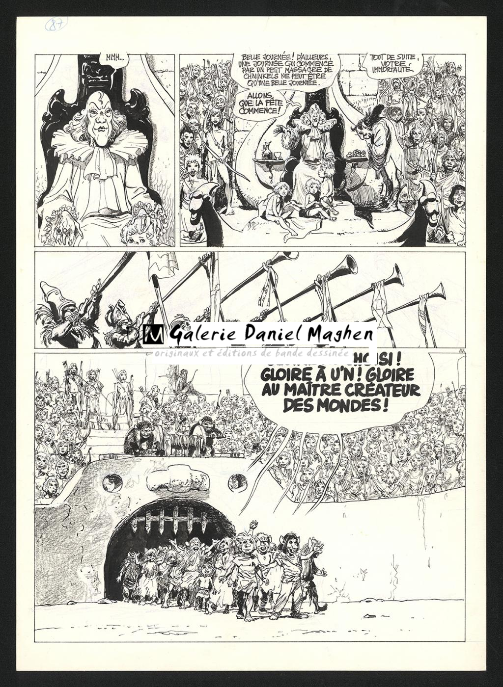 Planche originale n°87 - Grzegorz Rosinski - Technique mixte sur papier - 5969