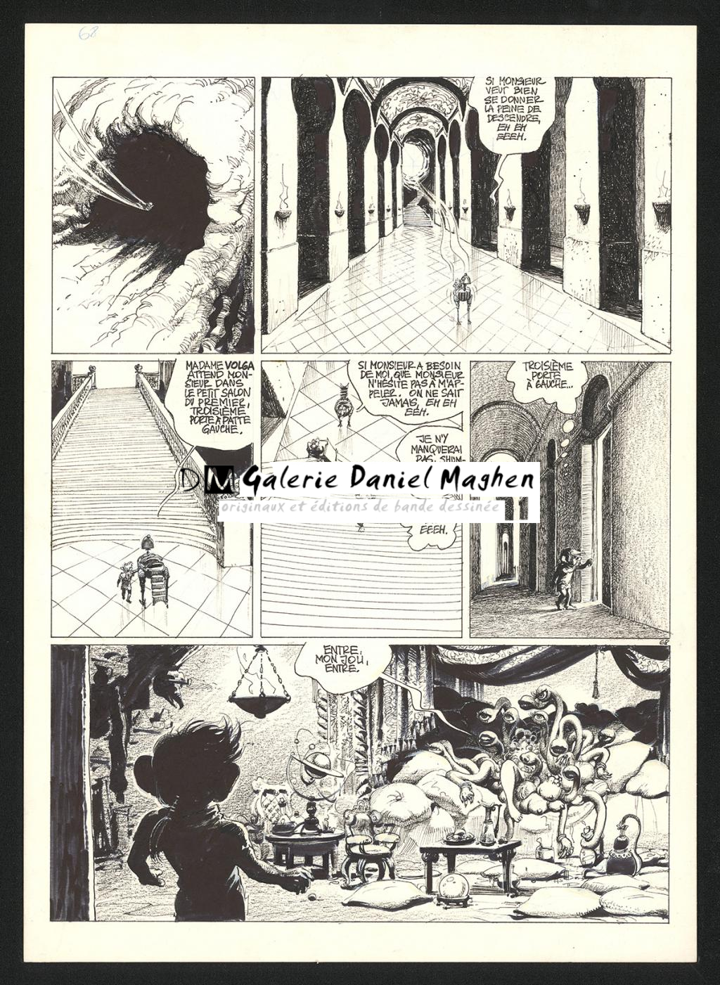 Planche originale n°68 - Grzegorz Rosinski - Technique mixte sur carton fort - 5968