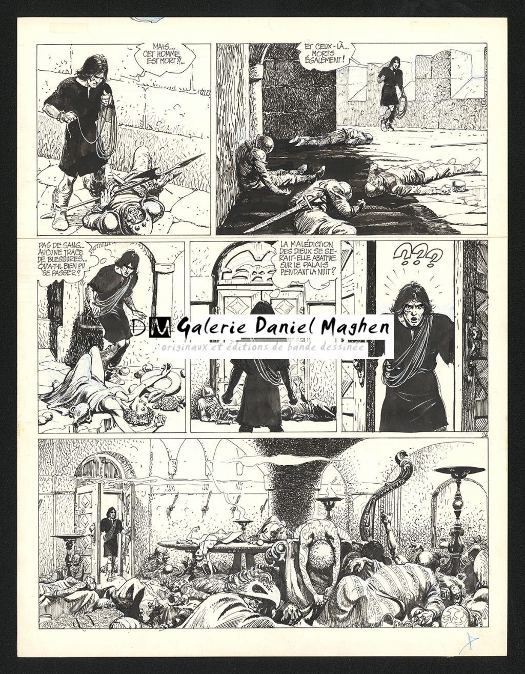 Planche originale n°26 - Grzegorz Rosinski - Encre de Chine sur papier - 5966