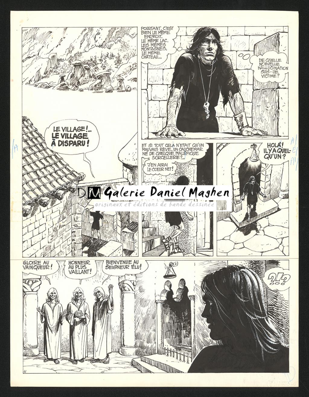 Planche originale n°41 - Grzegorz Rosinski - Encre de Chine sur papier - 6058