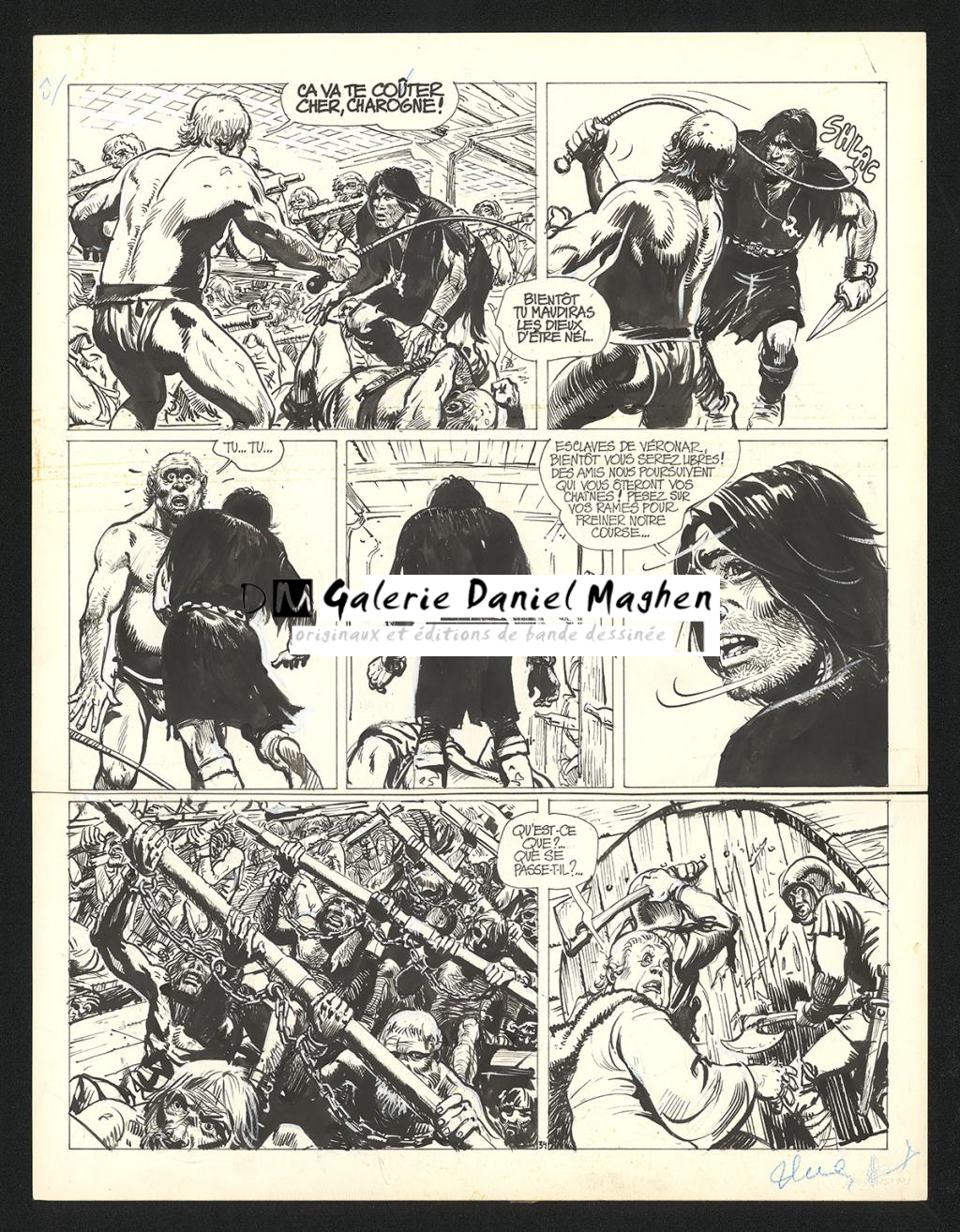 Planche originale n°34 - Grzegorz Rosinski - Encre de Chine sur papier - 5988