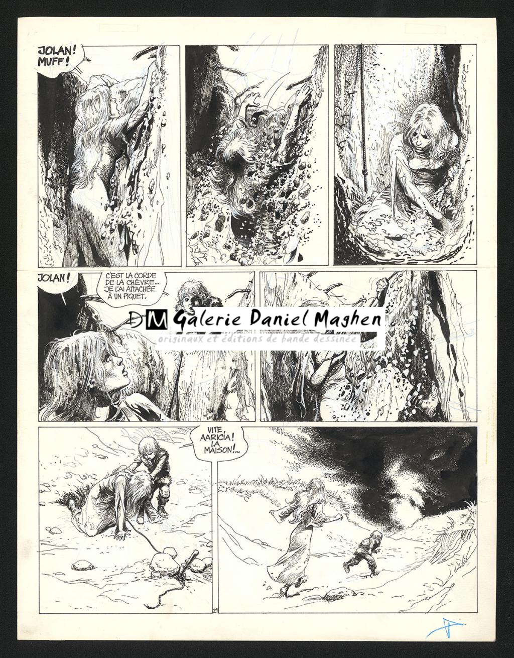 Planche originale n°29 - Grzegorz Rosinski - Encre de Chine sur papier - 5973