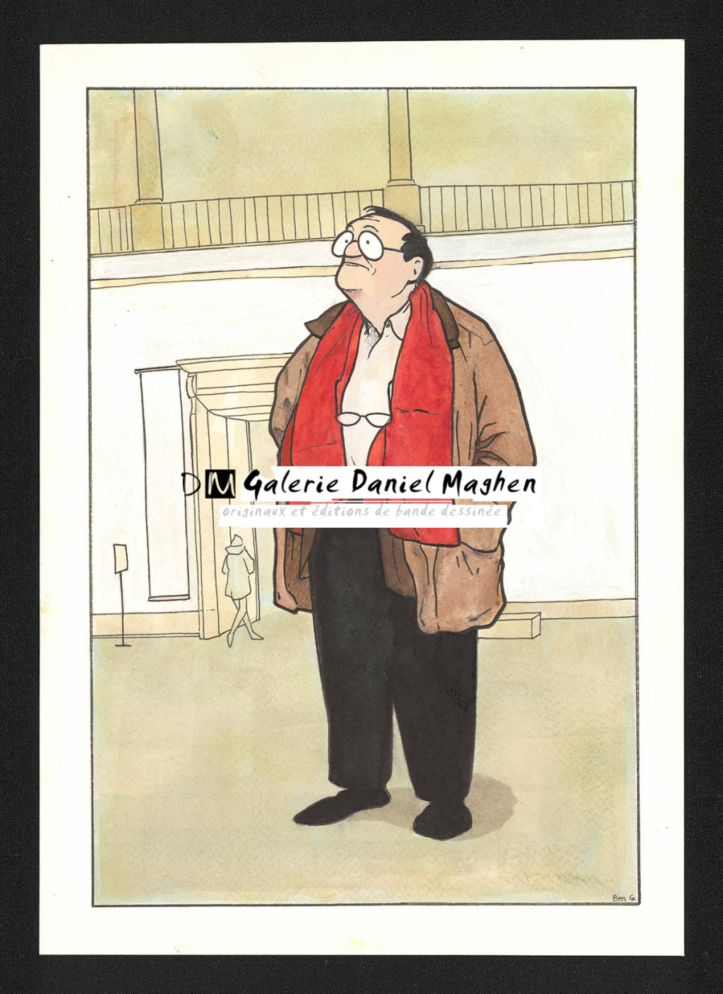Illustration originale - Ben Gijsemans - Technique mixte - 5879
