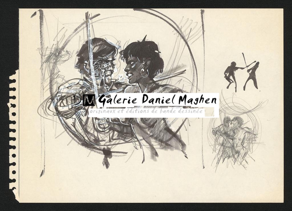 Illustration orignale - Grzegorz Rosinski - Technique mixte - 5929