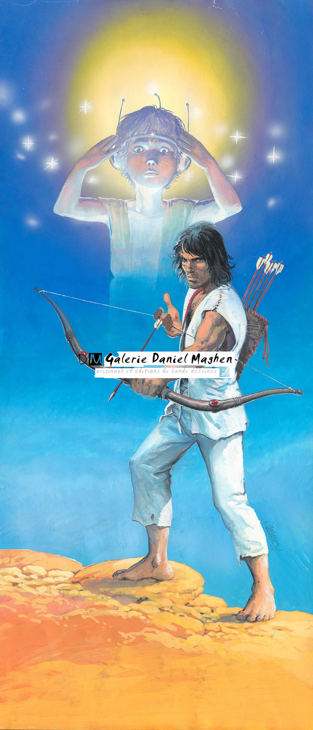 Illustration originale parue dans le journal Tintin - Grzegorz Rosinski - Technique mixte - 6010