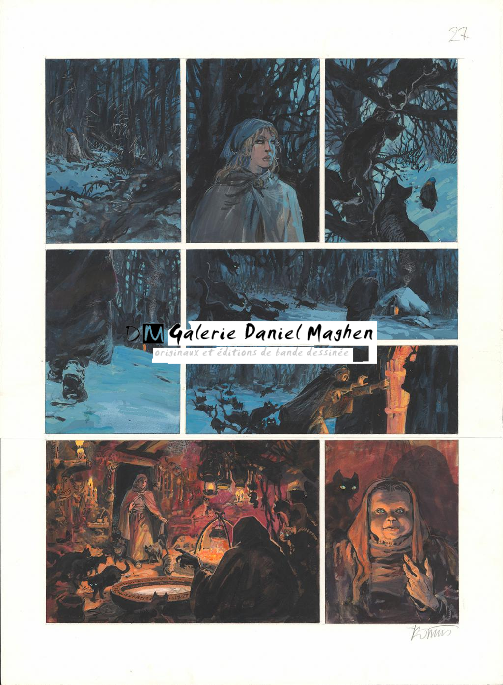 Planche originale n°27 - Grzegorz Rosinski - Technique mixte - 5930