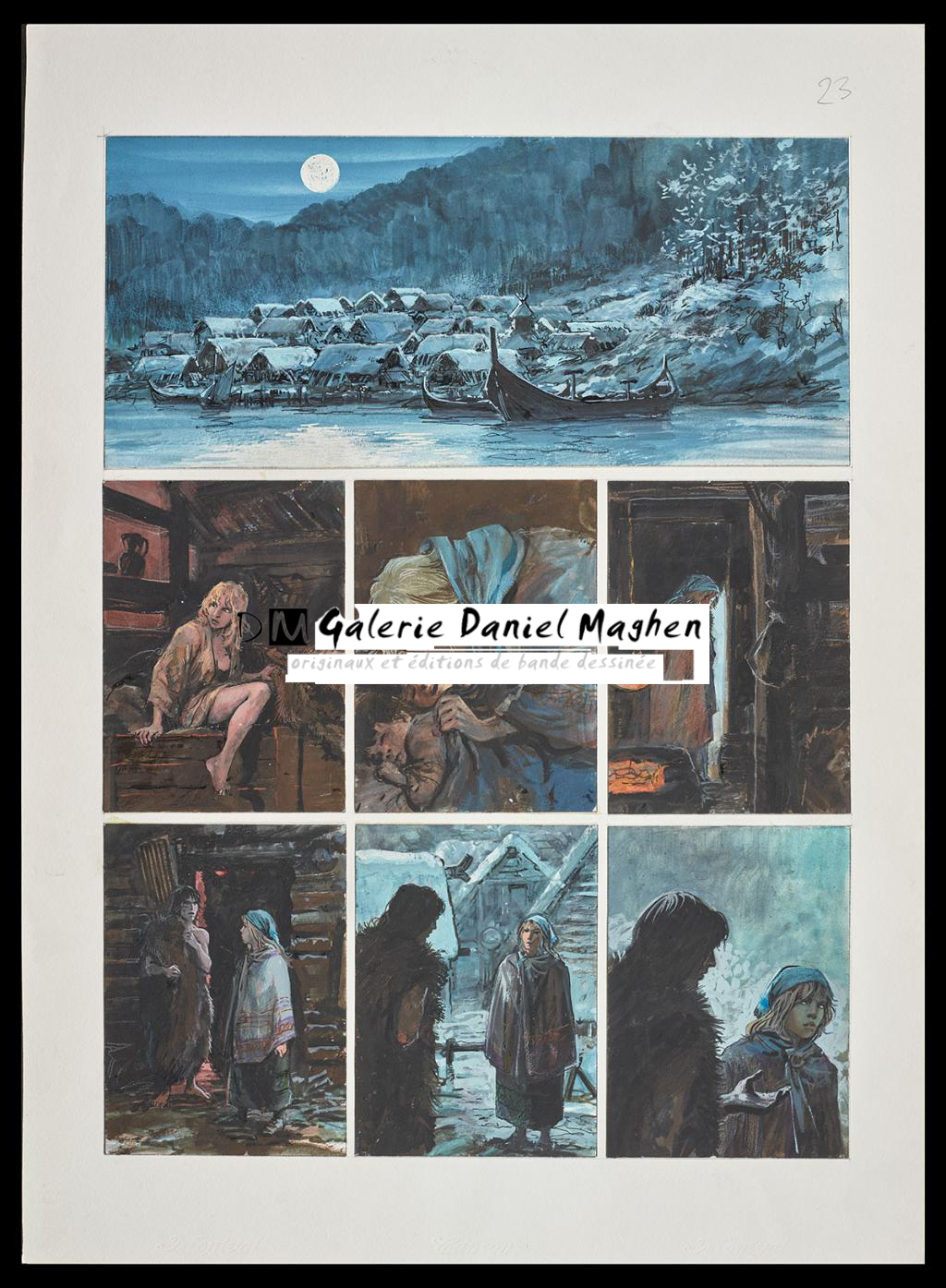 Planche originale n°23 - Grzegorz Rosinski - Technique mixte - 6004