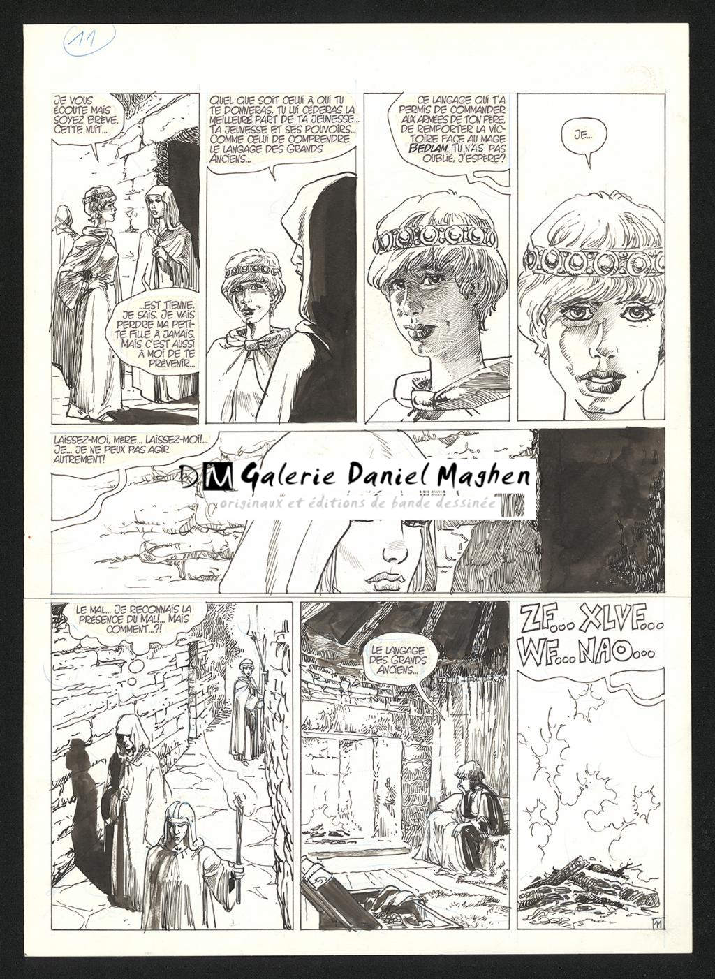 Planche originale n°11 - Grzegorz Rosinski - Encre de Chine sur papier - 5990