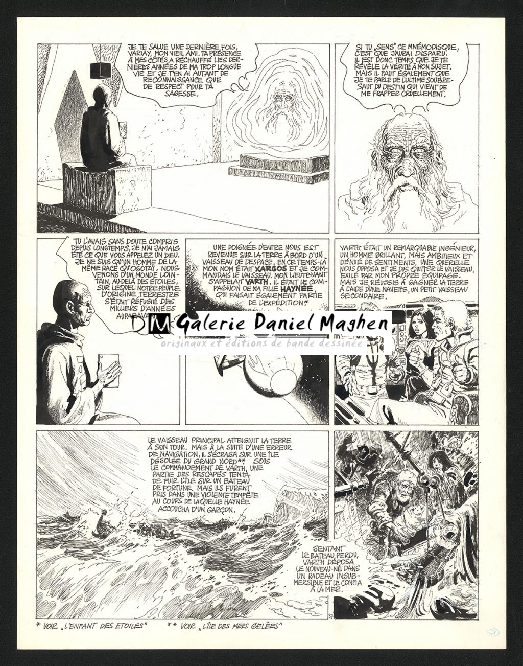 Planche originale n°37 - Grzegorz Rosinski - Encre de Chine sur papier - 5926