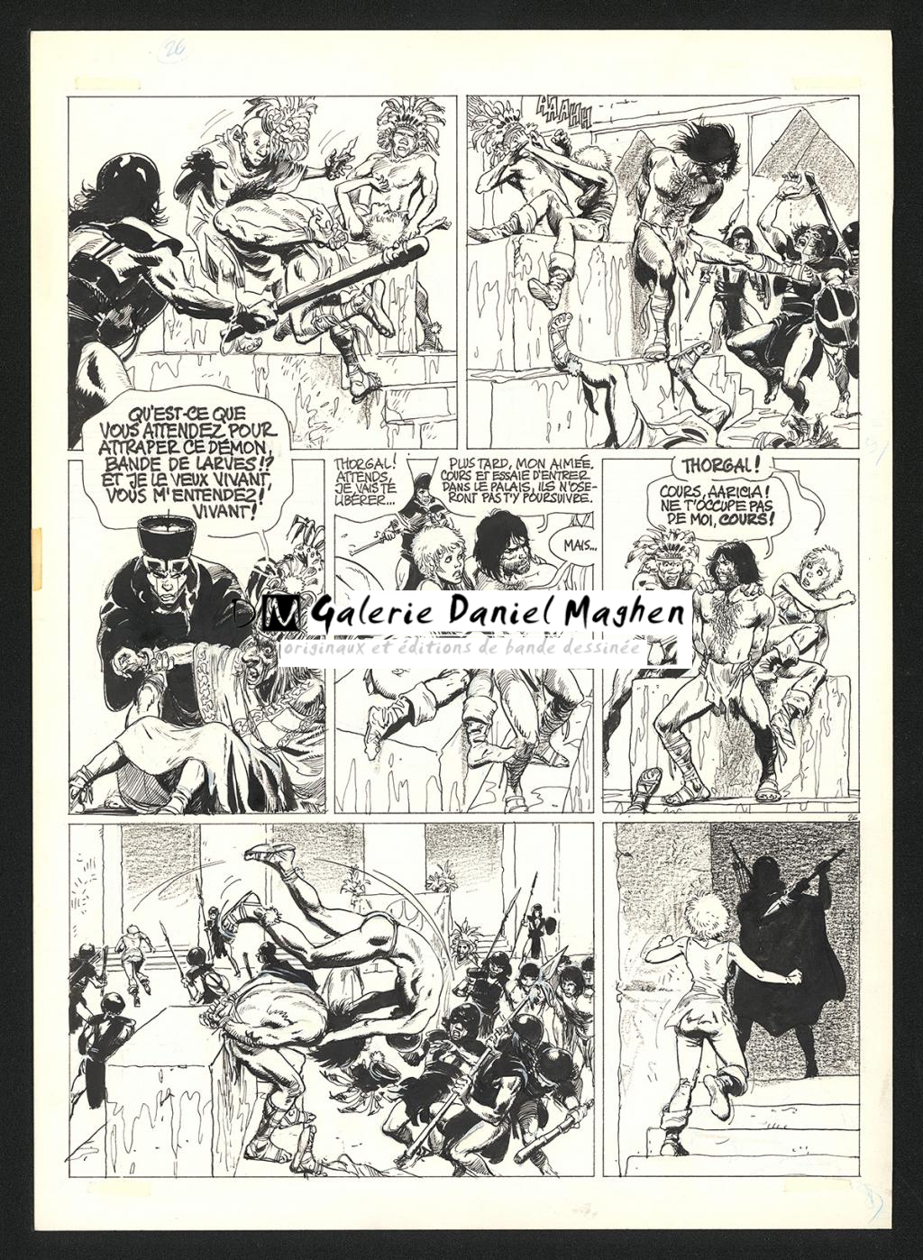 Planche originale n°26 - Grzegorz Rosinski - Encre de Chine sur papier - 5920