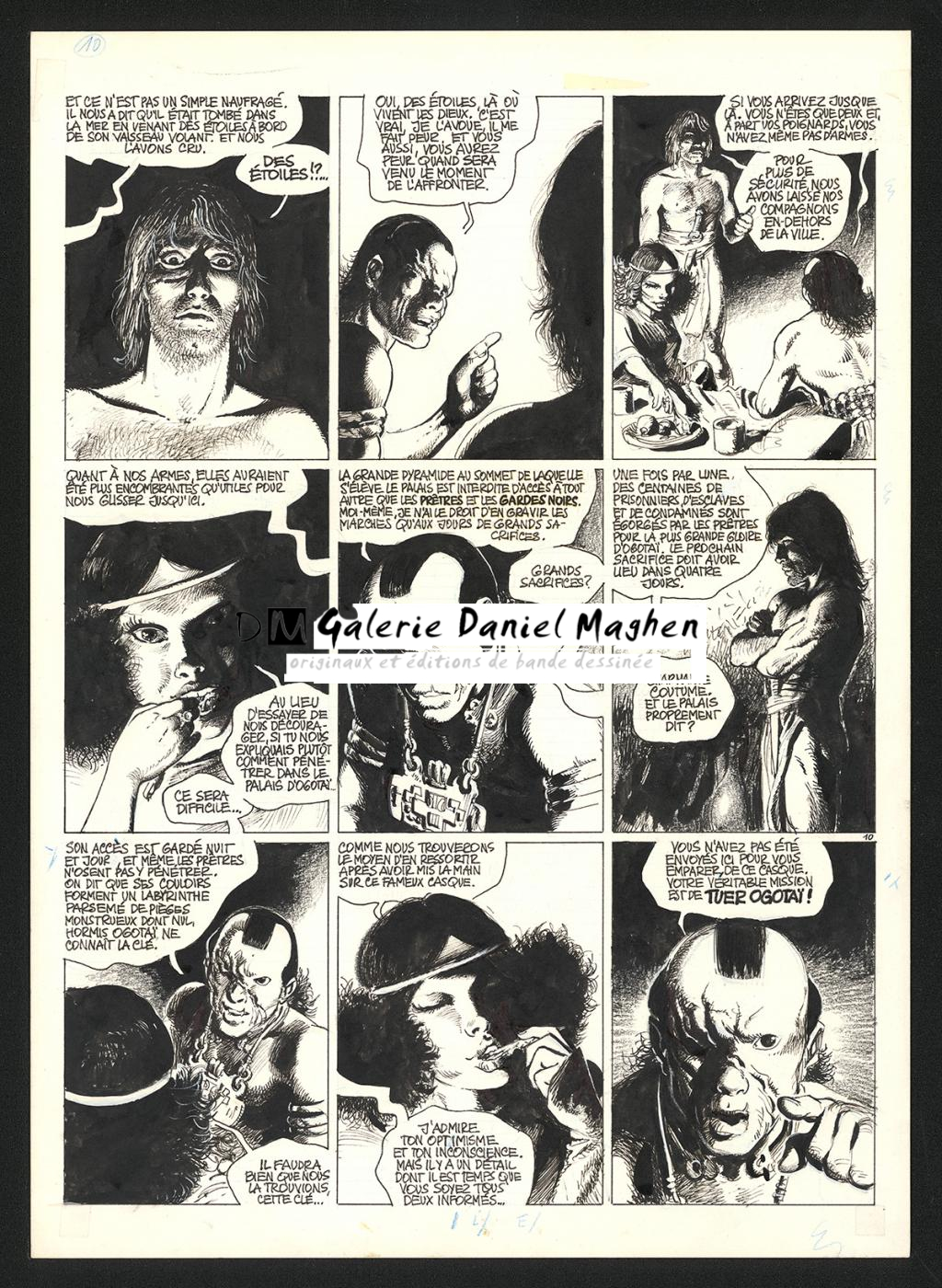 Planche originale n°10 - Grzegorz Rosinski - Encre de Chine sur papier - 5919