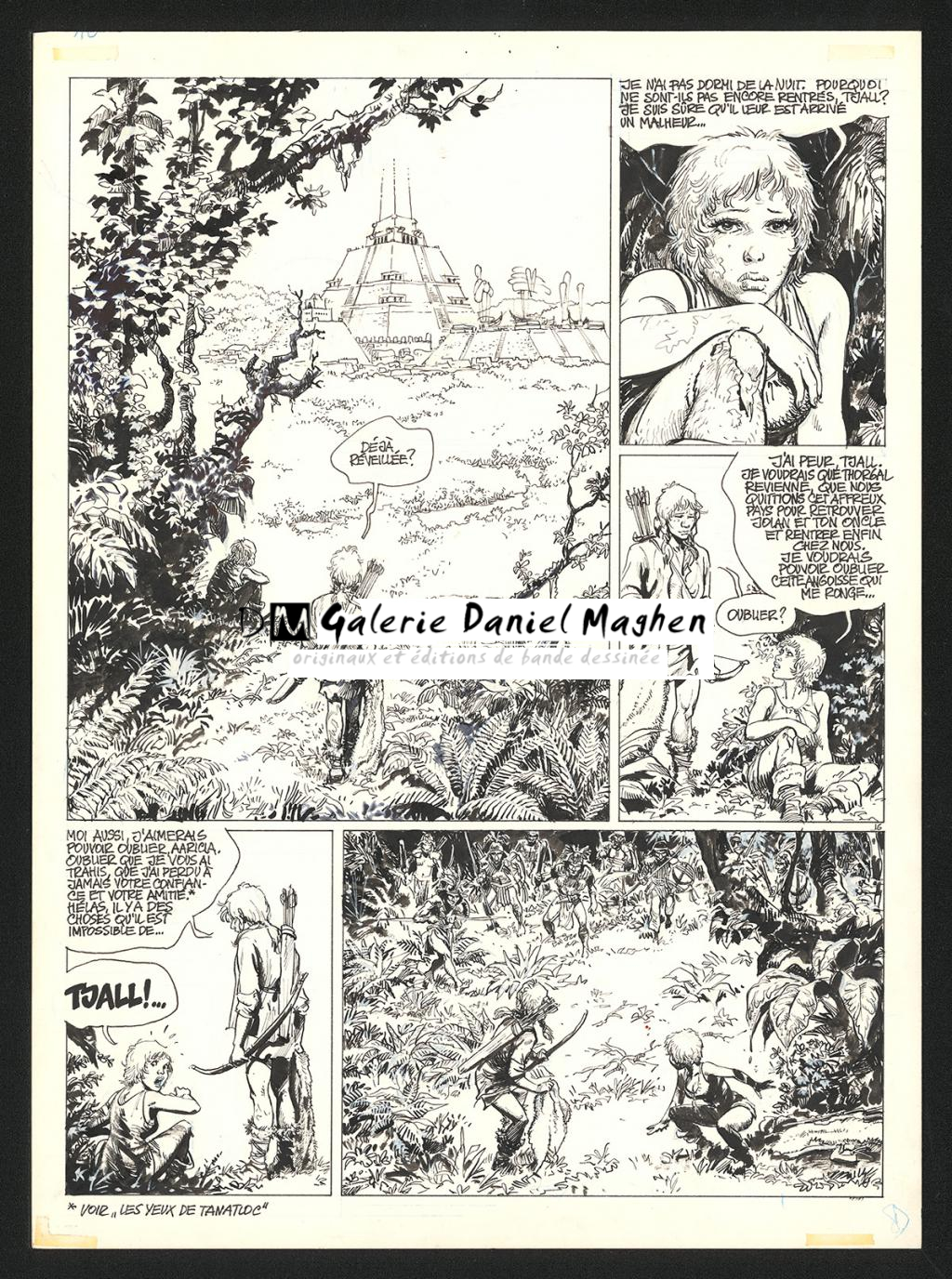 Planche originale n°16 - Grzegorz Rosinski - Encre de Chine sur papier - 5918