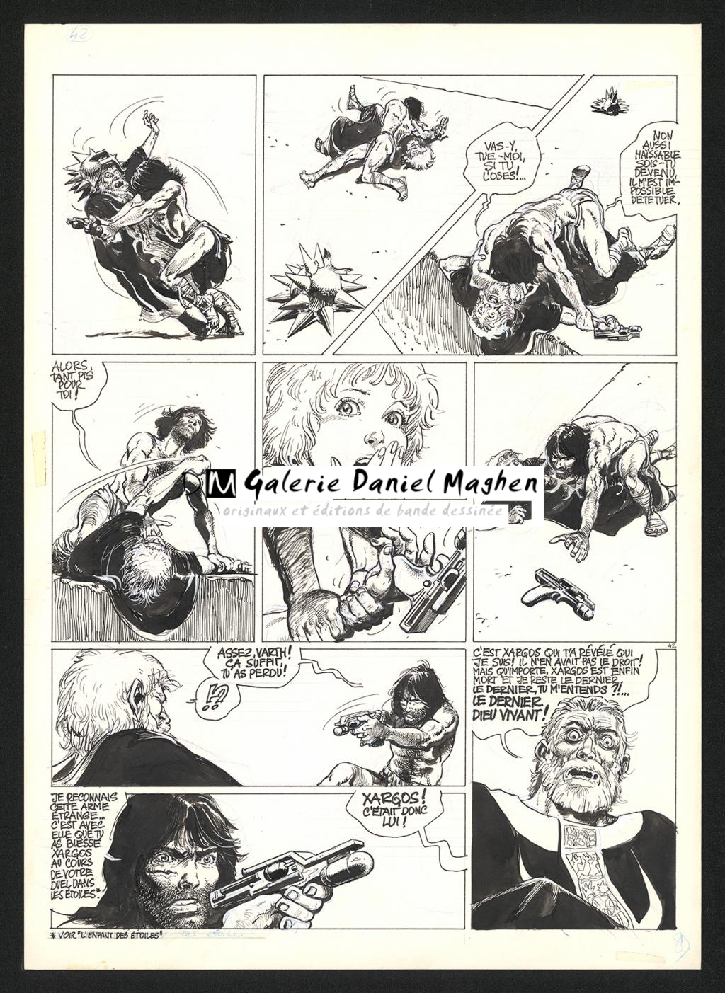 Planche originale n°42 - Grzegorz Rosinski - Encre de Chine sur papier - 5917