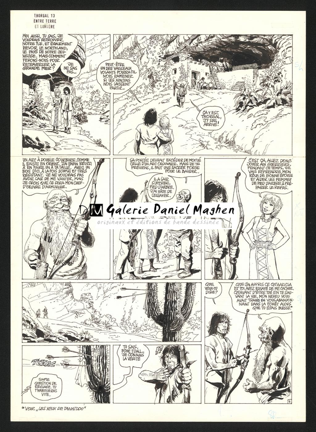 Planche originale n°4 - Grzegorz Rosinski - Encre de Chine sur papier - 5916