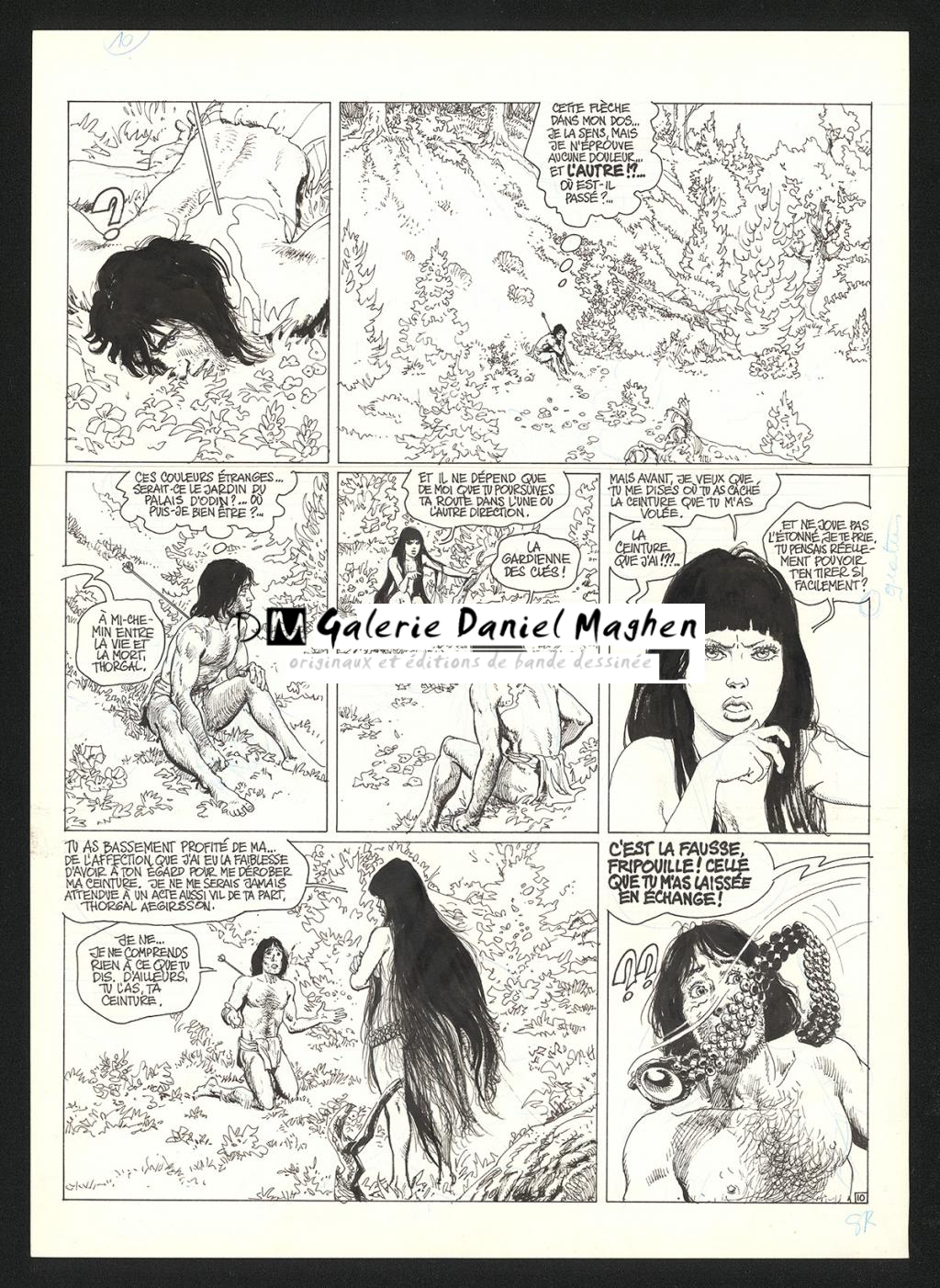 Planche originale n°10 - Grzegorz Rosinski - Encre de Chine sur papier - 5913