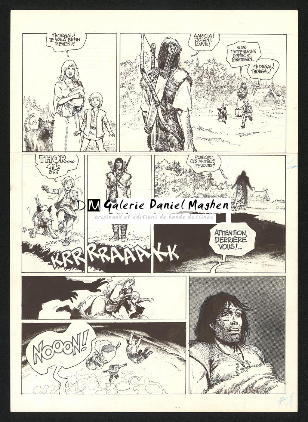 Planche originale n°1 - Grzegorz Rosinski - Encre de Chine sur papier - 5907