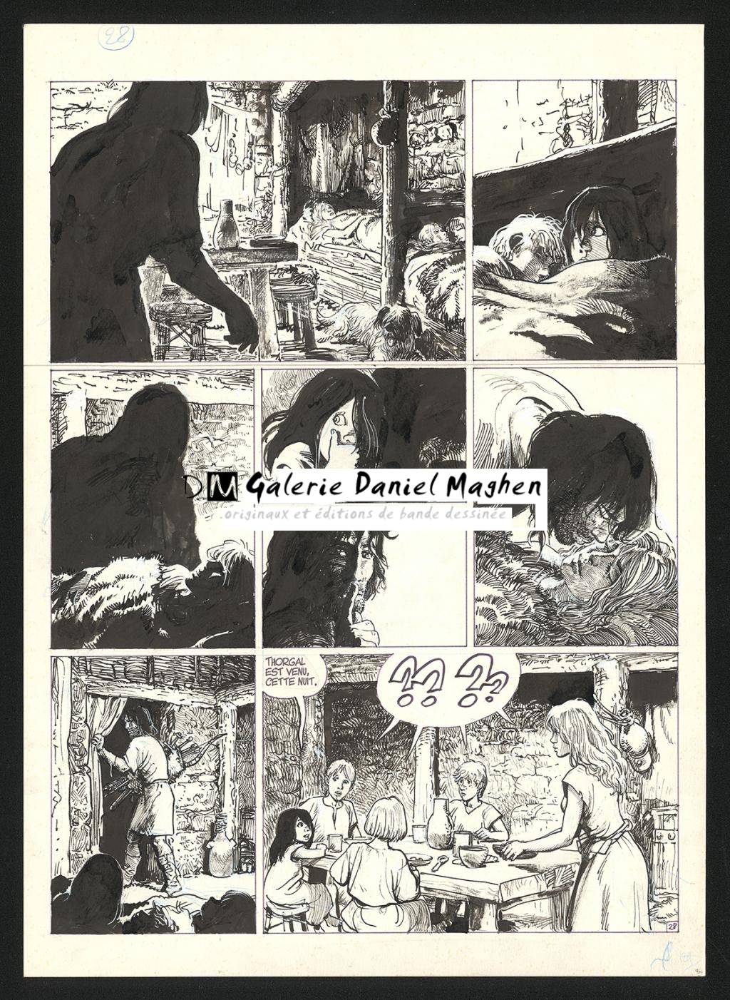 Planche originale n°28 - Grzegorz Rosinski - Encre de Chine sur papier - 5905