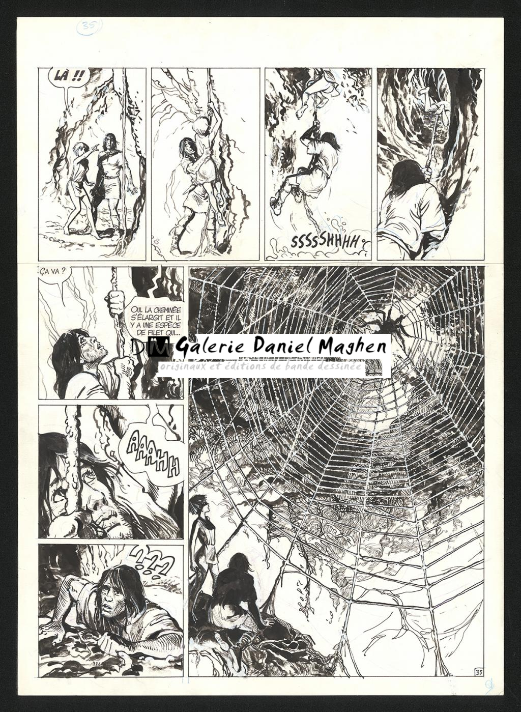 Planche originale n°35 - Grzegorz Rosinski - Encre de Chine sur papier - 5904