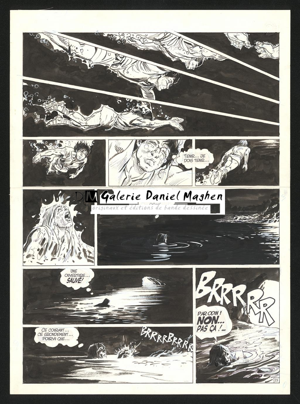 Planche originale n°23 - Grzegorz Rosinski - Encre de Chine sur papier - 5903