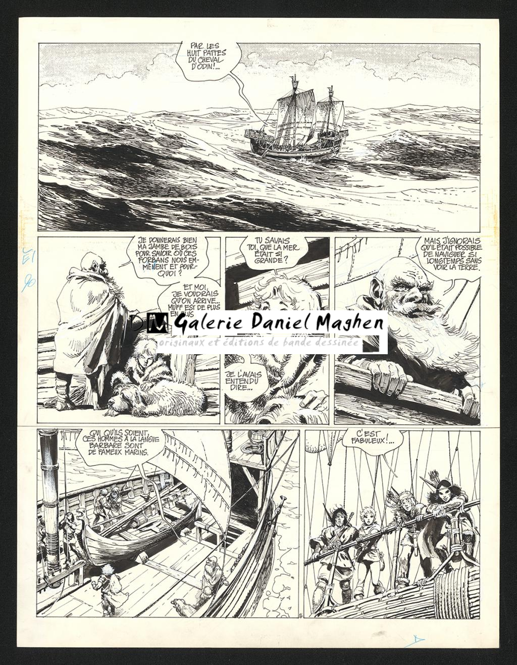 Planche originale n°16 - Grzegorz Rosinski - Encre de Chine sur papier - 6006