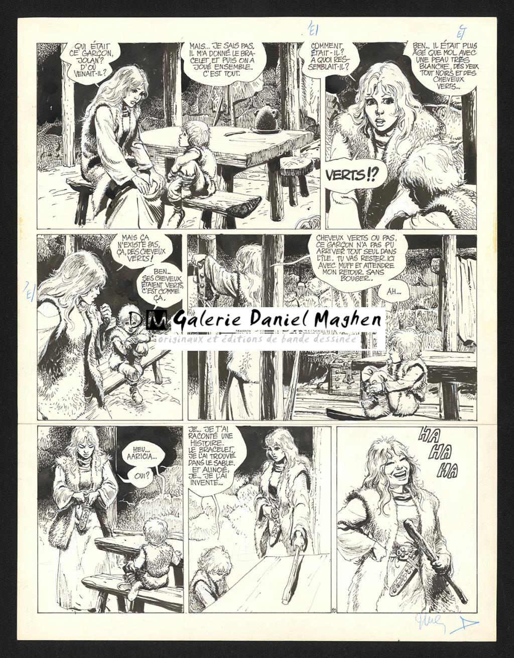 Planche originale n°10 - Grzegorz Rosinski - Encre de Chine sur papier - 5984