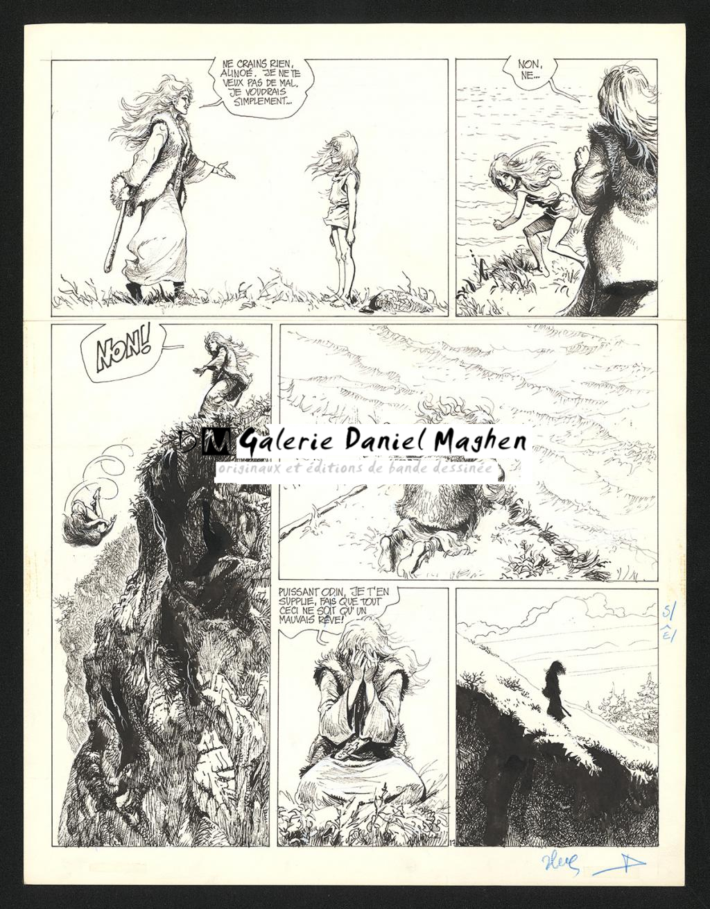 Planche originale n°17 - Grzegorz Rosinski - Encre de Chine sur papier - 5985