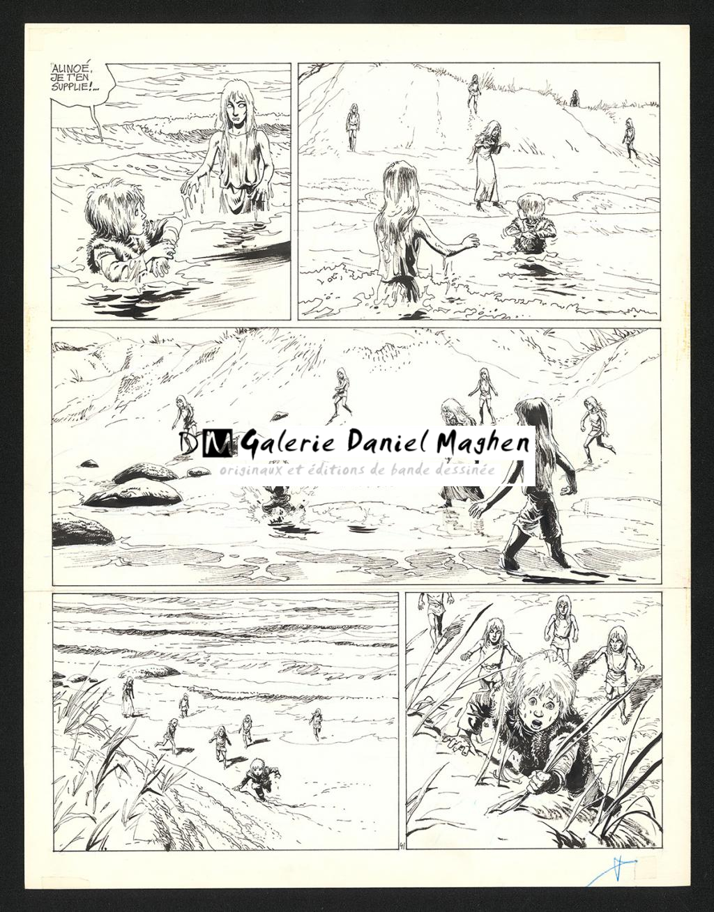 Planche originale n°41 - Grzegorz Rosinski - Encre de Chine sur papier - 5986