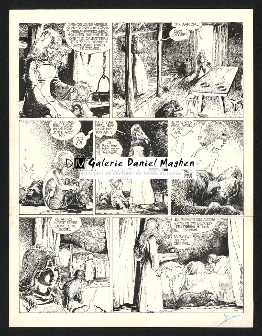 Planche originale n°6 - Grzegorz Rosinski - Encre de Chine sur papier - 6066