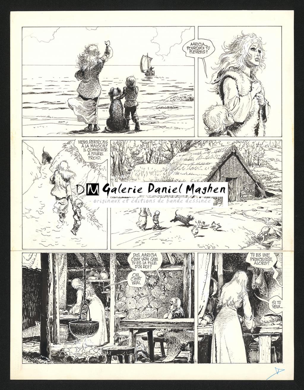 Planche originale n°4 - Grzegorz Rosinski - Encre de Chine sur papier - 6028