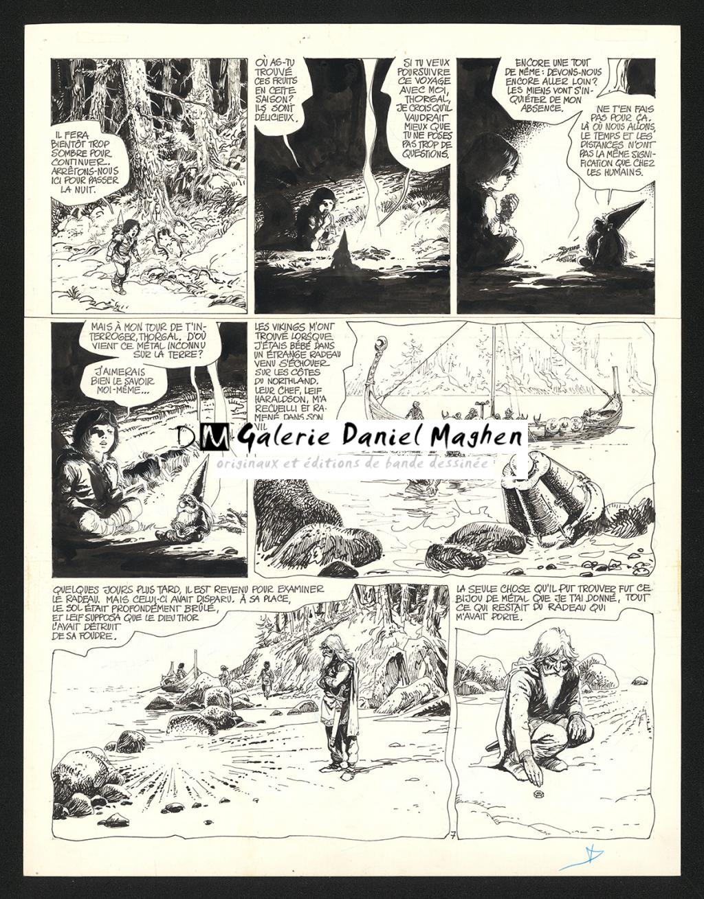 Planche originale n°7 - Grzegorz Rosinski - Encre de Chine sur papier - 6029