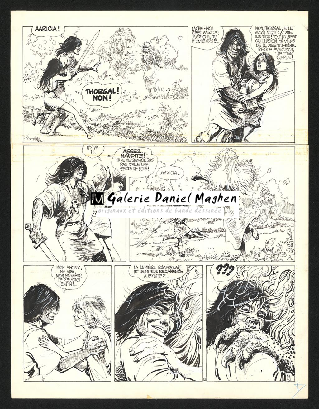 Planche originale n°28 - Grzegorz Rosinski - Encre de Chine sur papier - 6030