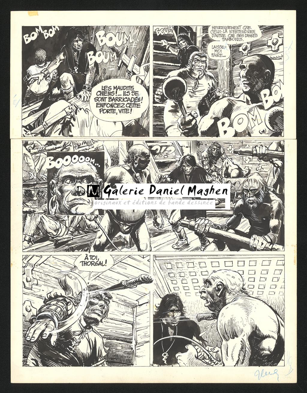 Planche originale n°33 - Grzegorz Rosinski - Encre de Chine sur papier - 6031