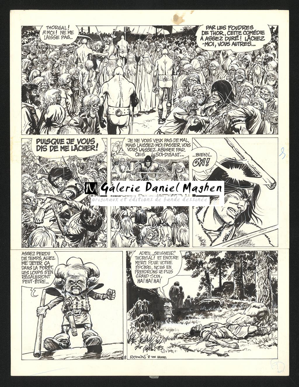 Planche originale n°8 - Grzegorz Rosinski - Encre de Chine sur papier - 5983