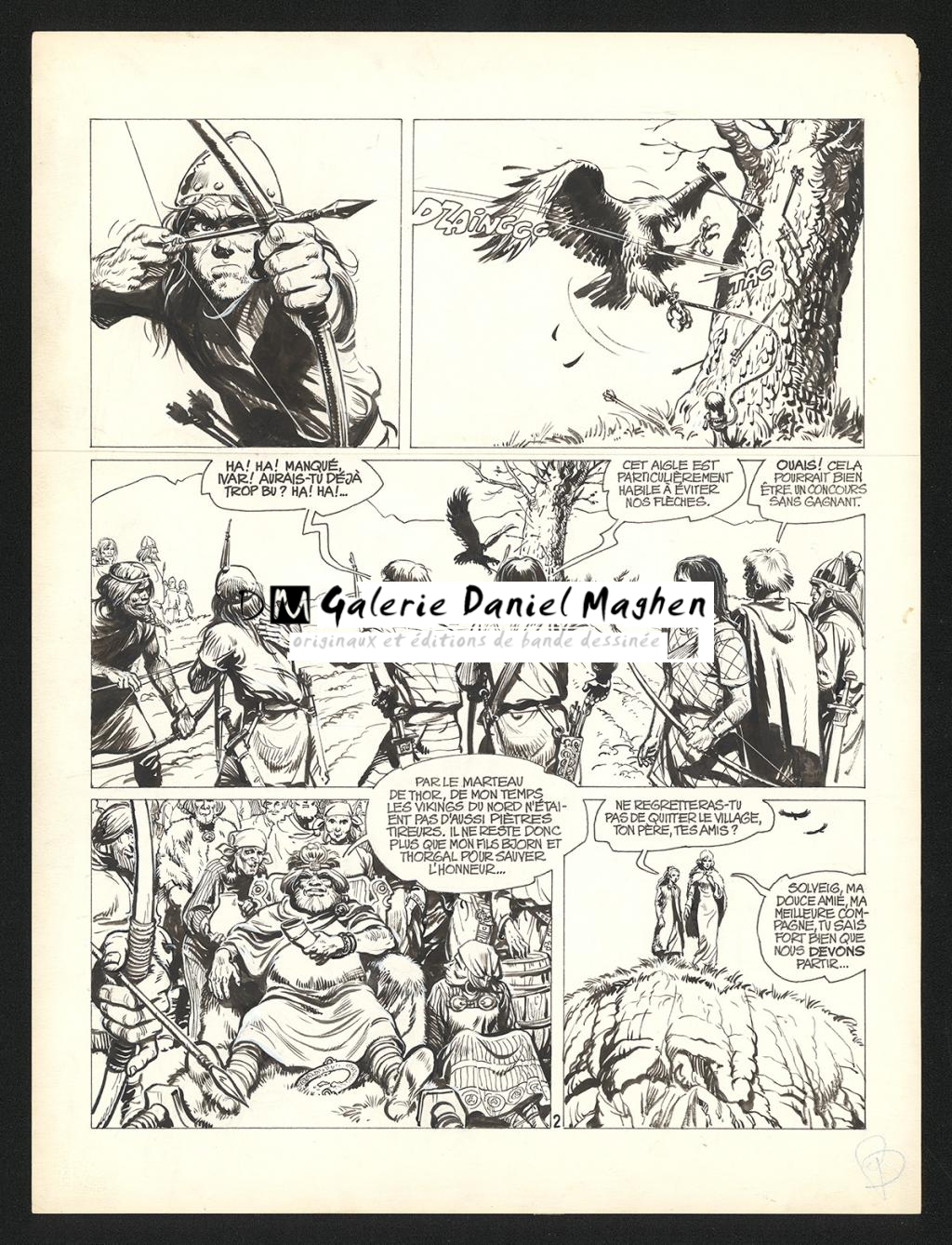 Planche originale n°2 - Grzegorz Rosinski - Encre de Chine sur papier - 5981