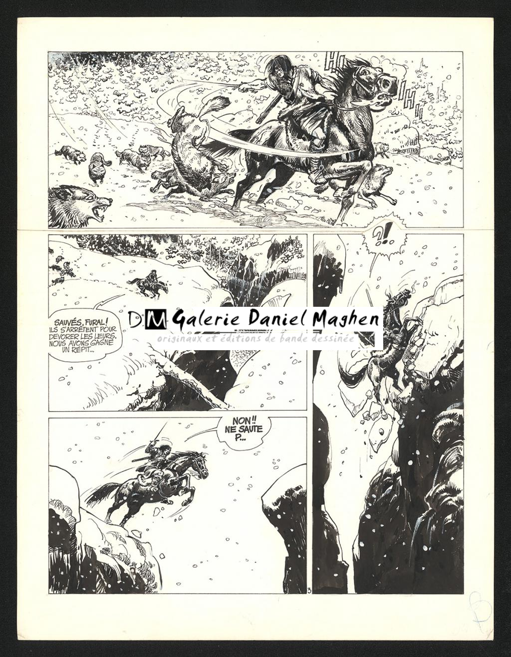 Planche originale n°3 - Grzegorz Rosinski - Encre de Chine sur papier - 5980