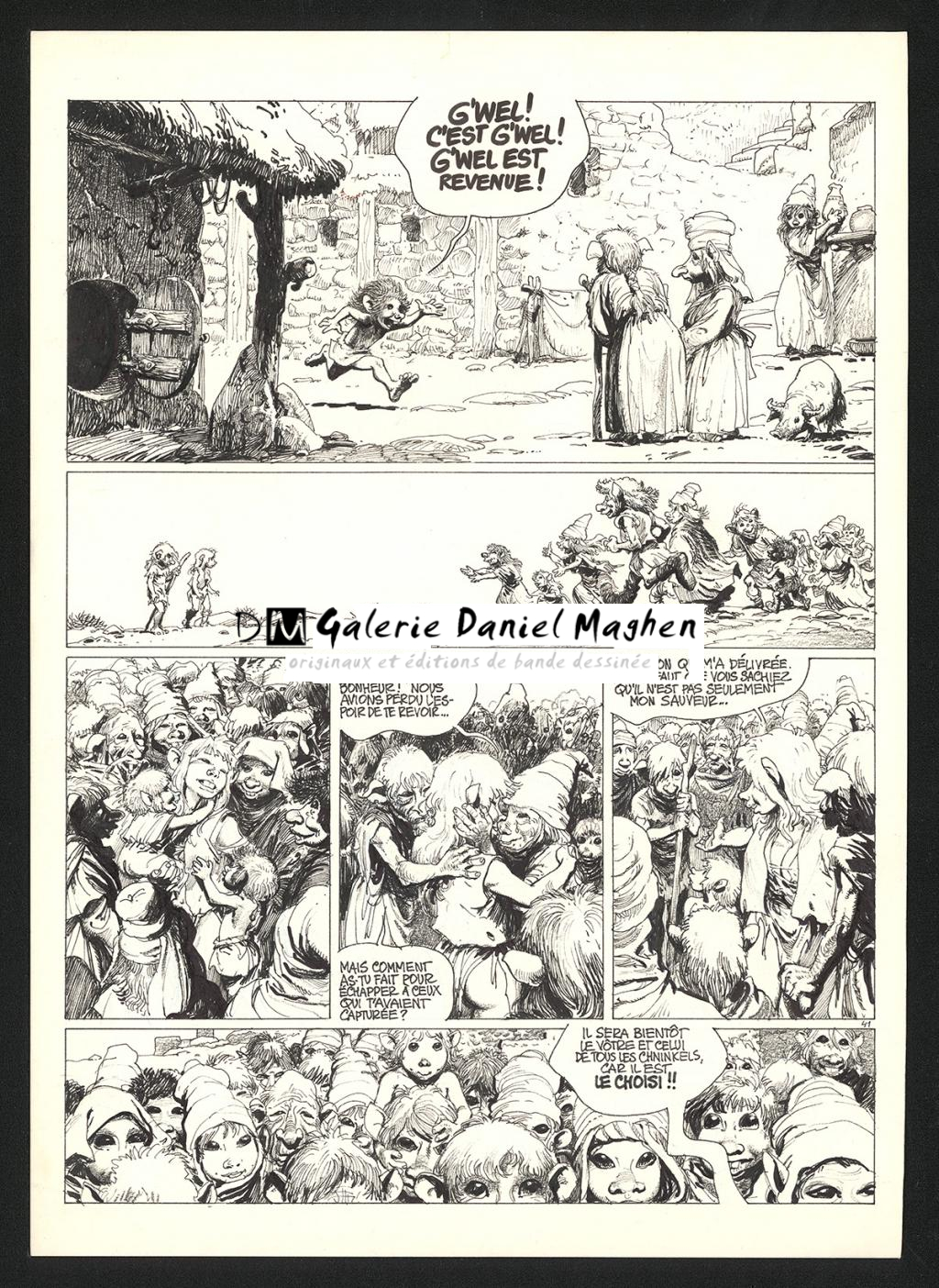 Planche originale n°41 - Grzegorz Rosinski - Encre de Chine sur papier - 5977