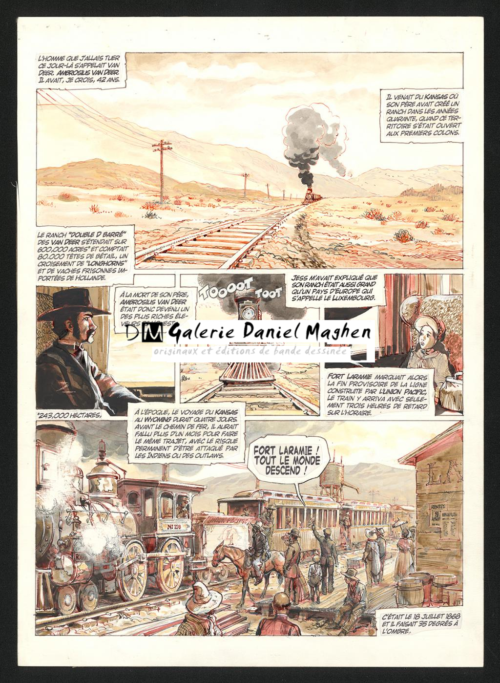 Planche originale n°1 - Grzegorz Rosinski - Technique mixte - 6052