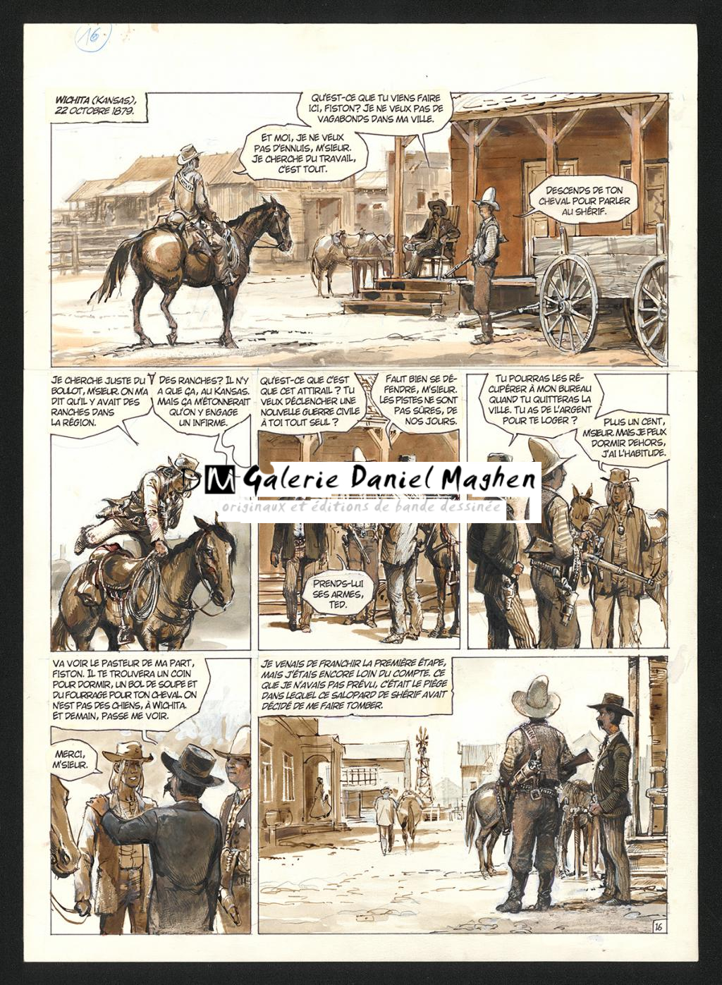 Planche originale n°16 - Grzegorz Rosinski - Technique mixte - 6051