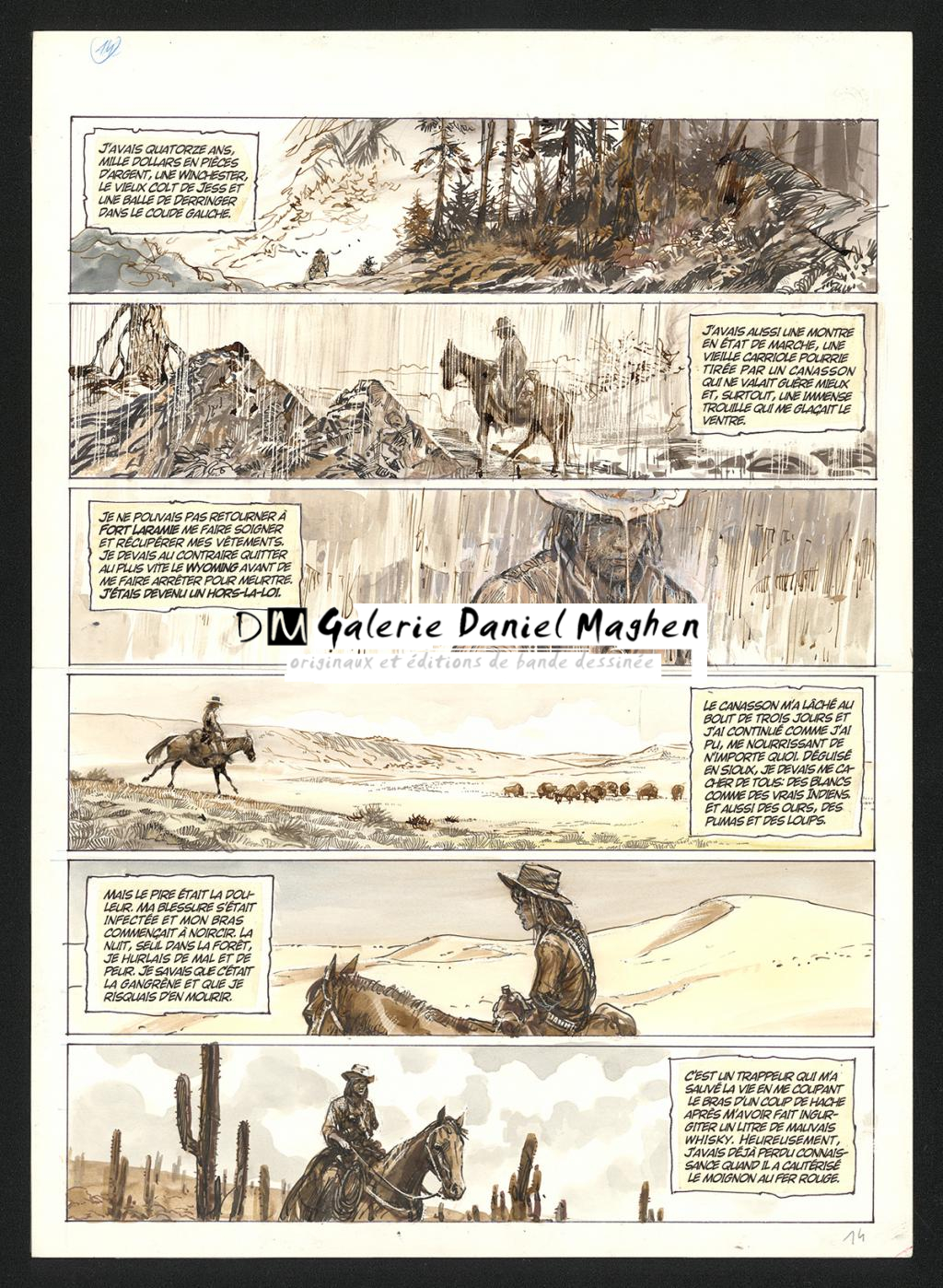 Planche originale n°14 - Grzegorz Rosinski - Technique mixte - 6000