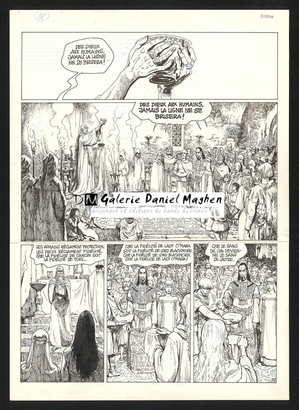 Planche originale n°18 - Grzegorz Rosinski - Encre de Chine sur papier - 5998