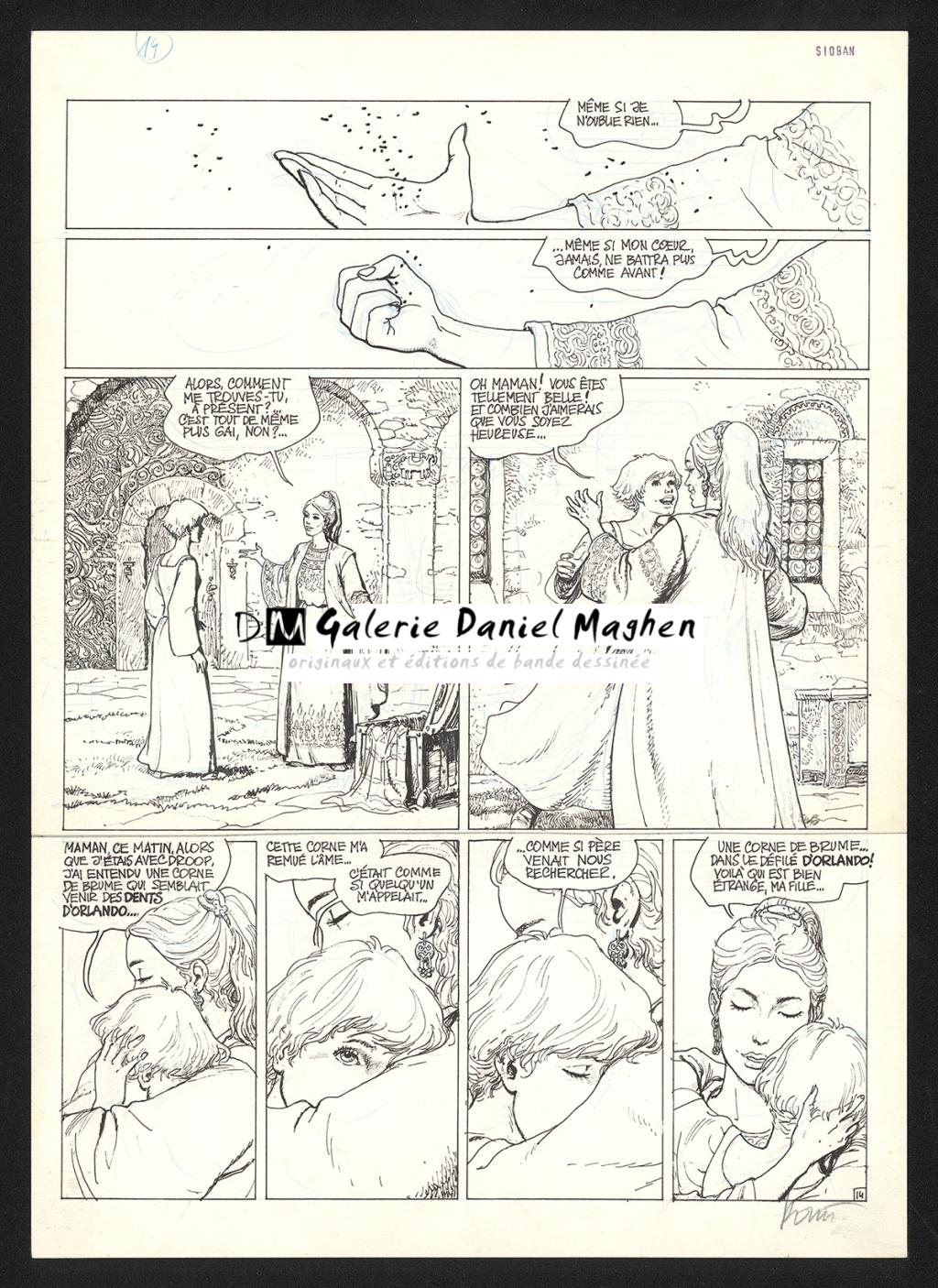 Planche originale n°14 - Grzegorz Rosinski - Encre de Chine sur papier - 6050