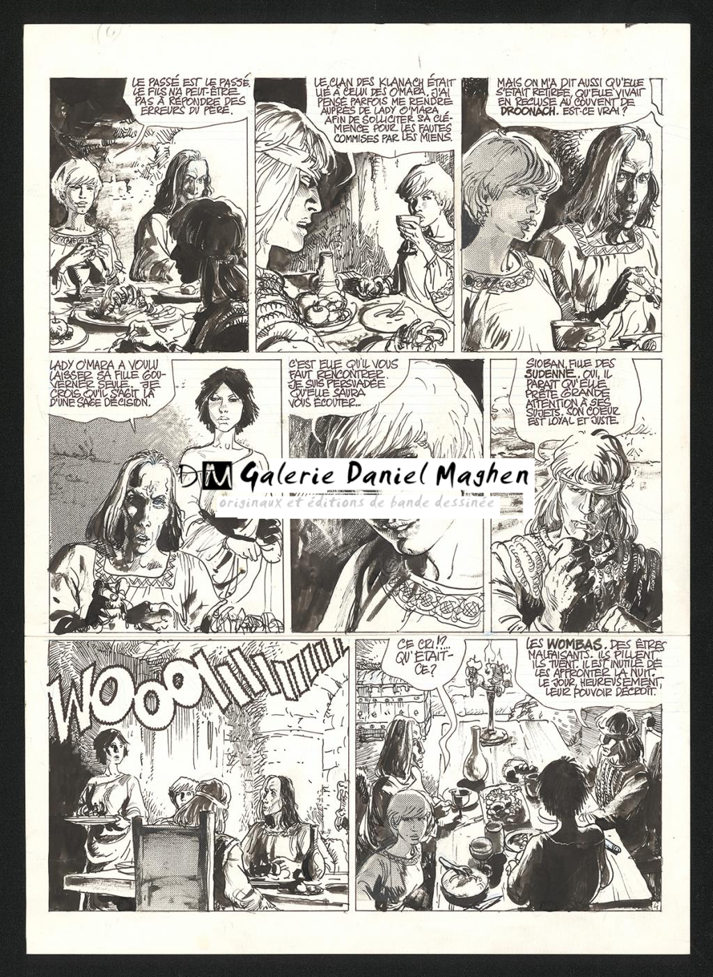 Planche originale n°4 - Grzegorz Rosinski - Encre de Chine sur papier - 6049