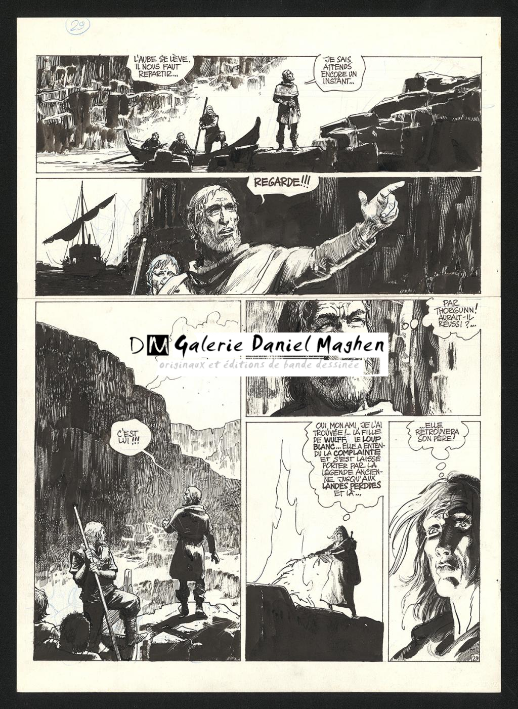 Planche originale n°29 - Grzegorz Rosinski - Encre de Chine sur papier - 5995