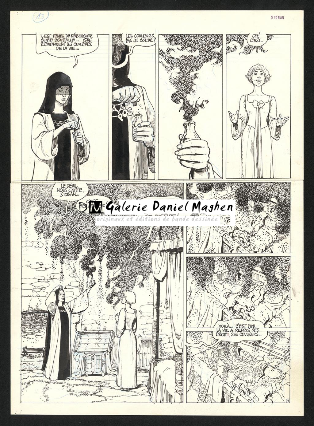 Planche originale n°13 - Grzegorz Rosinski - Encre de Chine sur papier - 5992